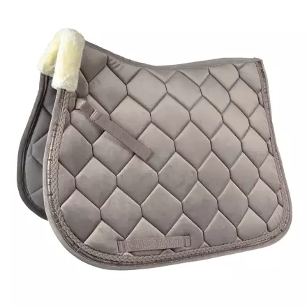 Satulahuopa Velvet Isabel pony taupe este Hansbo Sport - Ratsun satulahuovat ja romaanit - 029200 - 1