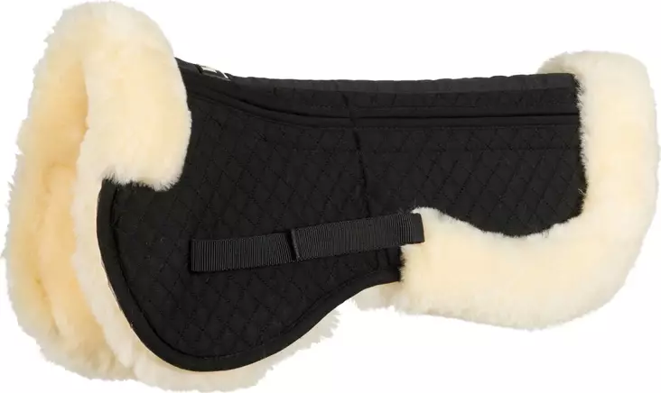 Satulapadi Correction MediLamb lampaankarvalla 1SIZE musta HorseGuard - Ratsun satulahuovat ja romaanit - 056050 - 1