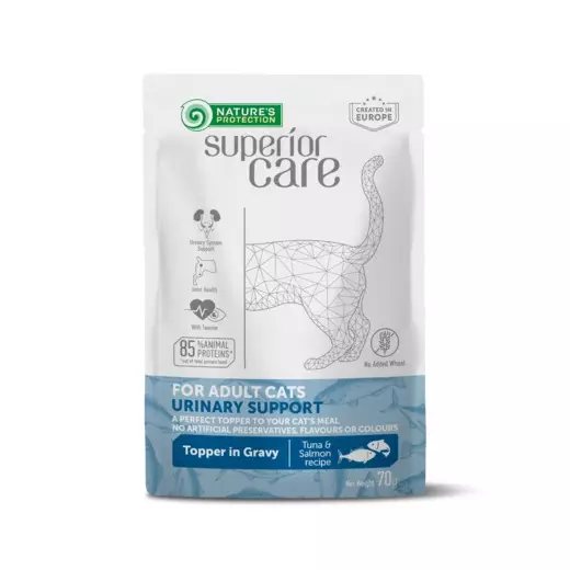 Urinary tonnikala - lohi 70g Nature's Protection Superior Care cat - Aikuisten kissojen säilykkeet - 050650 - 1