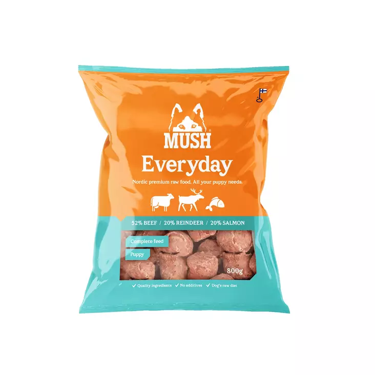 Everyday Puppy ICEBLUE pulla MUSH - Pakaste täys- ja täydennysravinnot - 008440 - 2