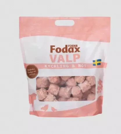 Valp kana nauta 1,5kg Fodax - Pakaste täys- ja täydennysravinnot - 059970 - 1