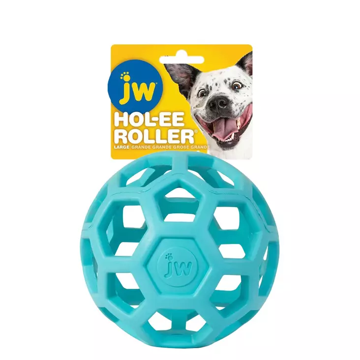 Verkkopallo Hol-ee Roller L 15cm JW - Koiran pallot ja heittolelut - 052070 - 1