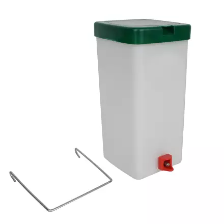 Vesiautomaatti nipalla 1l vihr/valk Gaun - Kotieläinten juoma-astiat ja -automaatit - 024900 - 1