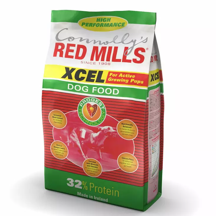 Xcel Greyhound 15kg Red Mills - Koiran kuivaruoat aikuisille koirille - 048410 - 1