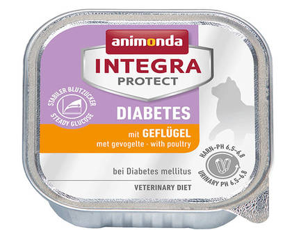 Siipikarja Diabetes 100g Integra Animonda - Kissan erikoisruokavalio säilykkeet - 014141 - 1