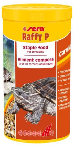 Vesikilpikonnan perusruoka Raffy P Sera - Kilpikonnien ruokinta ja lisäravinteet - 015331 - 1