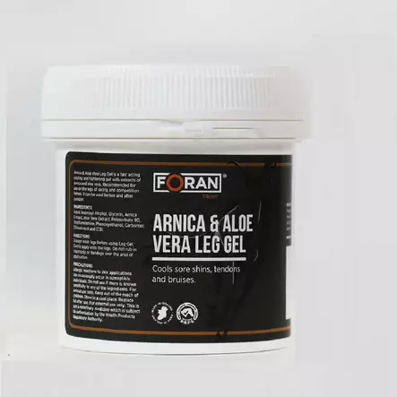 Arnica & Aloe Vera Leg Gel 500g Foran Equine BB07/26 - Linimentit ja pliisterit hevoselle - 032841 - 1