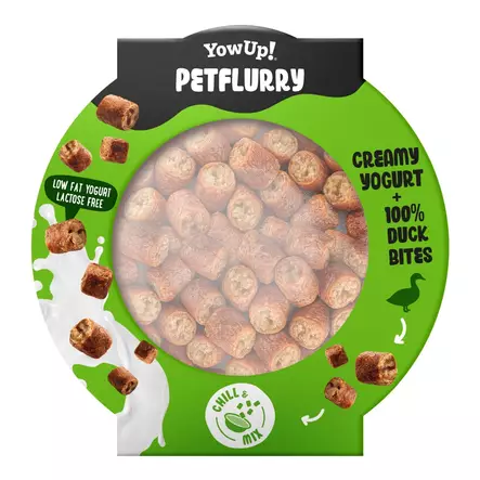Jugurttiherkku PetFlurry 100% ankanlihapaloilla 130g YowUp! - Koiran herkut ja makupalat - 058011 - 2
