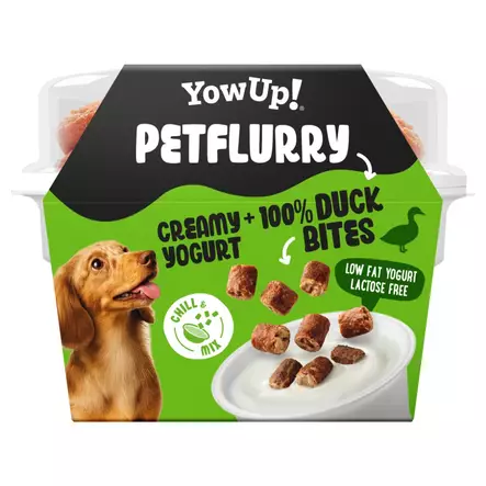 Jugurttiherkku PetFlurry 100% ankanlihapaloilla 130g YowUp! - Koiran herkut ja makupalat - 058011 - 1