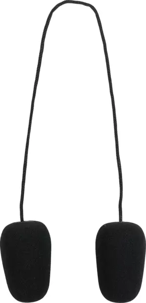 Korvapallot sileät 1SIZE musta HorseGuard - Ravurin korvahuput ja -pallot - 056041 - 1