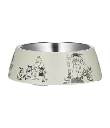 Melamiinikuppi Moomin for Pets 80 L 650ml beige Muurla - Koiran muovi- ja melamiinikupit - 054771 - 1