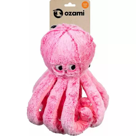 Pehmomustekala Octopus 60cm pinkki OZami - Koiran pehmolelut - 054921 - 1