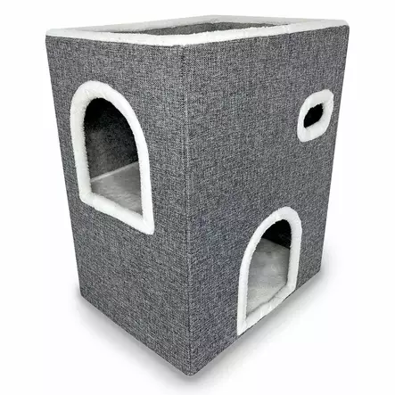 Pesätalo Gordon 46x36x58cm harmaa Duvo+ - Kissan pesä-, iglu- ja riippupedit - 054901 - 1