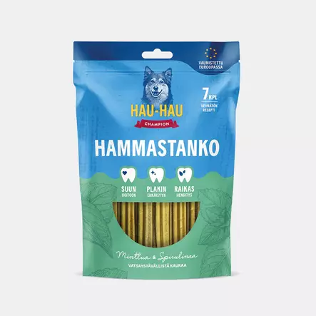 Hammastanko 7kpl 200g Hau Hau Champion - Koirien puruluut - 056331 - 1