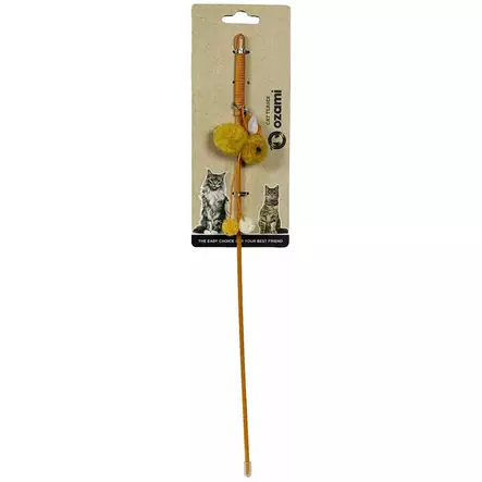 Pupuonki Hopping Rabbit 40cm oranssi Ozami - Kissan huiskat ja onkilelut - 059581 - 1