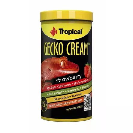 Strawberry Gecko Cream 100ml Tropical - Matelijoiden ruokinta ja lisäravinteet - 056061 - 1
