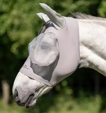 Hyönteishuppu Defence Flymask harmaa Horseware - Ihottuma ja hyönteisloimien huput - 057311 - 2