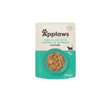 Tonnikala anjovis 70g pss Applaws Cat - Aikuisten kissojen säilykkeet - 003761 - 2