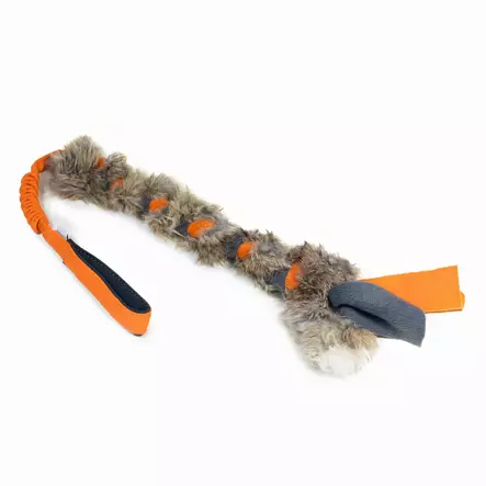 Vetolelu Rabbit Braided Tug kaninkarva-fleece 80cm Zayma - Koiran köysilelut - 055741 - 1