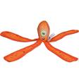 Kelluva Mustekala Alien Octo M 28cm Orange Dog Comets - Koiran kelluvat lelut - 038941 - 3