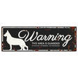 Kyltti Warning saksanpaimenkoira 40x14cmD&D - Varoitus- ja huomiokyltit - 031911 - 1
