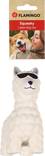 Lateksilaama Dembu 6,5x13,3x15cm valkoinen Flamingo - Koiran vinyyli-, latex- ja valolelut - 038231 - 2