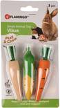 Puiset vihannekset 3kpl 10cm Flamingo - Pieneläinten lelut ja puuhasteltavat - 035241 - 5