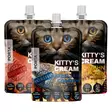 Herkkutahna mix lohi, turska ja kana 3x90g Kitty's Cream Farm-Mix - Kissan herkut ja makupalat - 050611 - 1