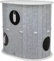 Huopatalo Mara 2-kerroksinen 66x62x46cm harmaa-beige Trixie - Kissan pesä-, iglu- ja riippupedit - 057111 - 3