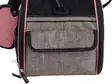 Kantokassi Xandor 48x25x33cm harmaa-musta-pinkki Flamingo - Koiran pyöräkorit ja kantokassit - 048231 - 3