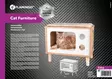 Kissan raapima- ja lepopaikka Fino TV 50x29x41cm beige-valkoinen Flamingo - Kissan pienet raapimapuut - 057481 - 3