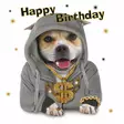 Kortti 13,7x13,7cm Happy Birthday / Bling - Lahjatavarat - 059121 - 1
