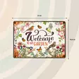 Metallikyltti "Welcome to My Garden" 21x14,8cm Flamingo - Varoitus- ja huomiokyltit - 059351 - 2
