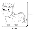 Lateksinen eläinhahmo Andu Animal 9cm mix Flamingo - Koiran vinyyli-, latex- ja valolelut - 055551 - 3