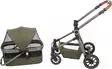 Lemmikkikärryt Buggy irrotettavalla korilla 56 × 101 x 100cm max 22kg oliivinvihreät Trixie - Koiran kärryt ja trolleyt - 057941 - 5
