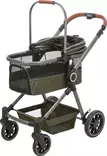 Lemmikkikärryt Buggy irrotettavalla korilla 56 × 101 x 100cm max 22kg oliivinvihreät Trixie - Koiran kärryt ja trolleyt - 057941 - 3