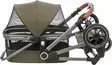 Lemmikkikärryt Buggy irrotettavalla korilla 56 × 101 x 100cm max 22kg oliivinvihreät Trixie - Koiran kärryt ja trolleyt - 057941 - 6