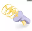 Minttukopterilaukaisin Catnip Copter 3kpl lila-keltainen Jinkies - Kissan aktivointilelut - 059901 - 2