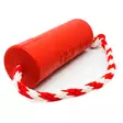 Noutolelu narulla Firecracker 14cm punainen SodaPup - Koiran keppi-, rengas- ja noutolelut - 052491 - 2