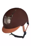 Ratsastuskypärä Edinburgh dark brown HKM-sports - Ratsastuskypärät - 056821 - 1