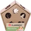 Täytetty puuhaboxi Thumper Playbox pahvia 15x5x15,5cm Flamingo - Pieneläinten lelut ja puuhasteltavat - 055581 - 3