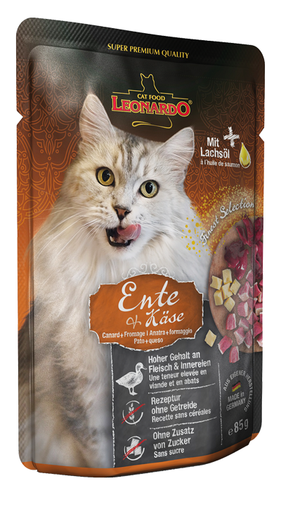 Ankka Juusto 85g pss Leonardo - Aikuisten kissojen säilykkeet - 004981 - 1