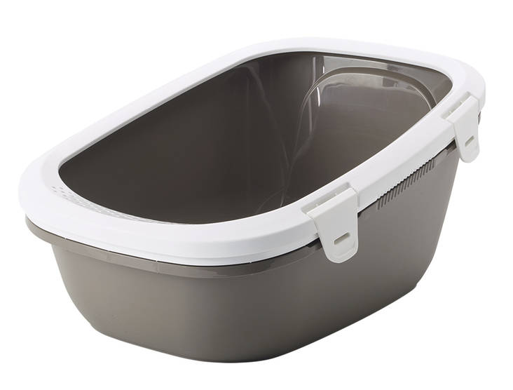 Avovessa Simba 64x46x31cm harmaa/valkoinen Savic - Kissan avovessat - 023701 - 1