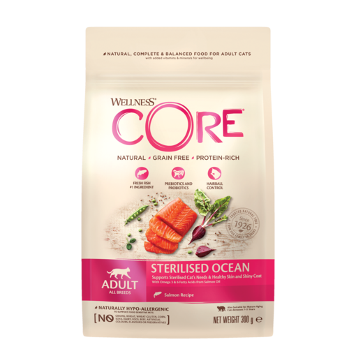 Cat adult Sterilised Ocean CORE - Kissan kuivaruoat pennut ja kasvatus - 014771 - 2