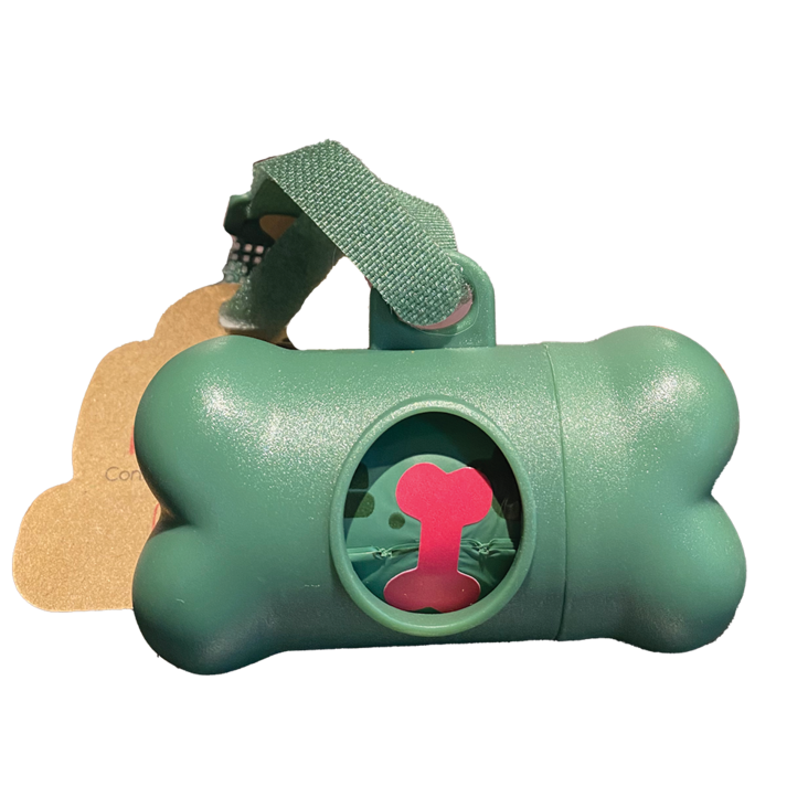 Kakkapussit + kotelo laventeli GreenBone - Koiran kakkapussit ja pidikkeet - 000561 - 2