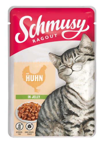 Kana 100g hyytelö Ragout Schmusy - Aikuisten kissojen säilykkeet - 023261 - 1