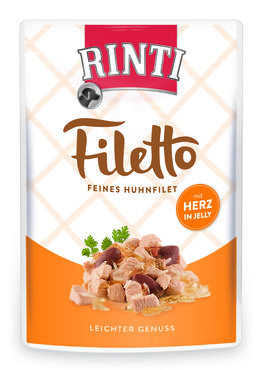 Kana & sydän 100g pss Filetto Rinti - Koiran säilykkeet aikuisille koirille - 003791 - 1