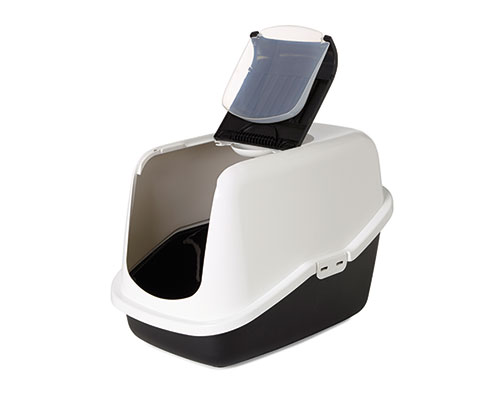 Kattovessa Nestor 56x39x38,5cm musta Savic - Kissan katetut vessat - 010221 - 1