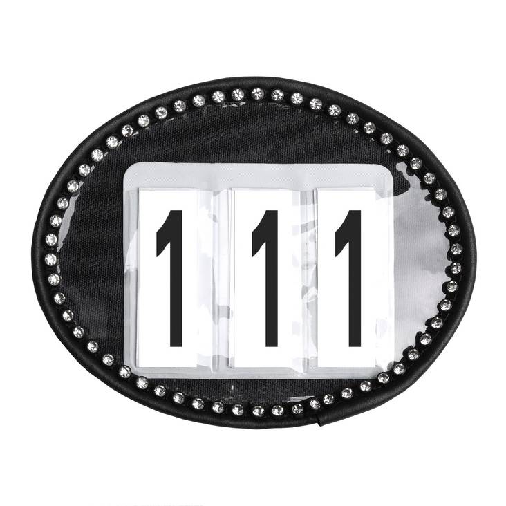 Kilpailunumero Chrystal soikea SD - Ratsastajan asusteet - 034661 - 1