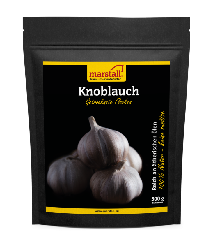 Knoblauch valkosipulihiutale 500g Marstall - Hevosen yrtit ja luontaistuotteet - 034111 - 1
